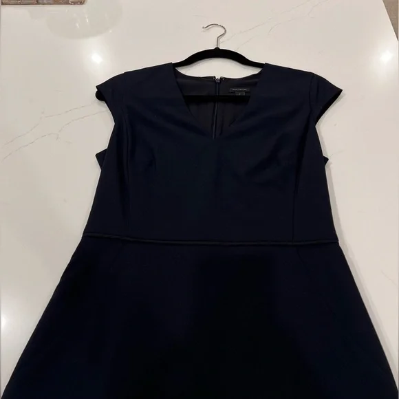 Ann Taylor Navy Dress | Size 2 - Picture 4 of 14